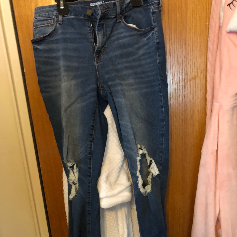 Old navy stretch rockstar jeans